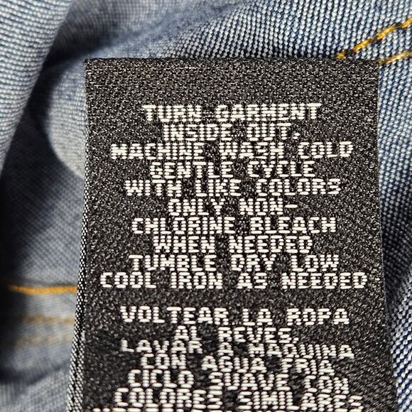 1822 Denim Bootcut Jeans Womens Size 14 High Rise Stretch Dark Blue Wash Classic - Picture 5 of 11